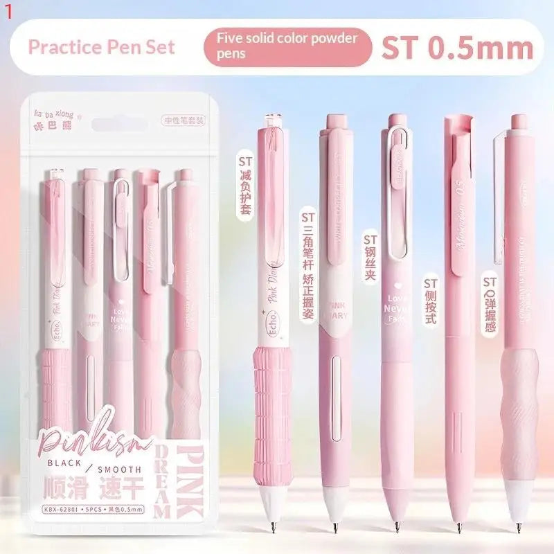 Gel Ink Pens Fast Dry Smoothly Write Journals Notes Business Papers Qme 1 Pink
