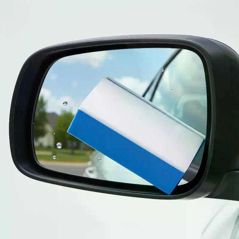 Car Glass Oil Film Cleaning Sponge Wiper Polishing Wool Felt Brush Qme
