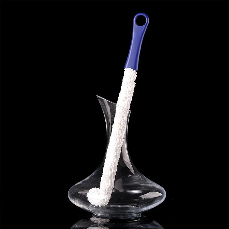 Plastic Flexible Wand Foam Sponge Hand Wine Bottle Glass Decanter Qme