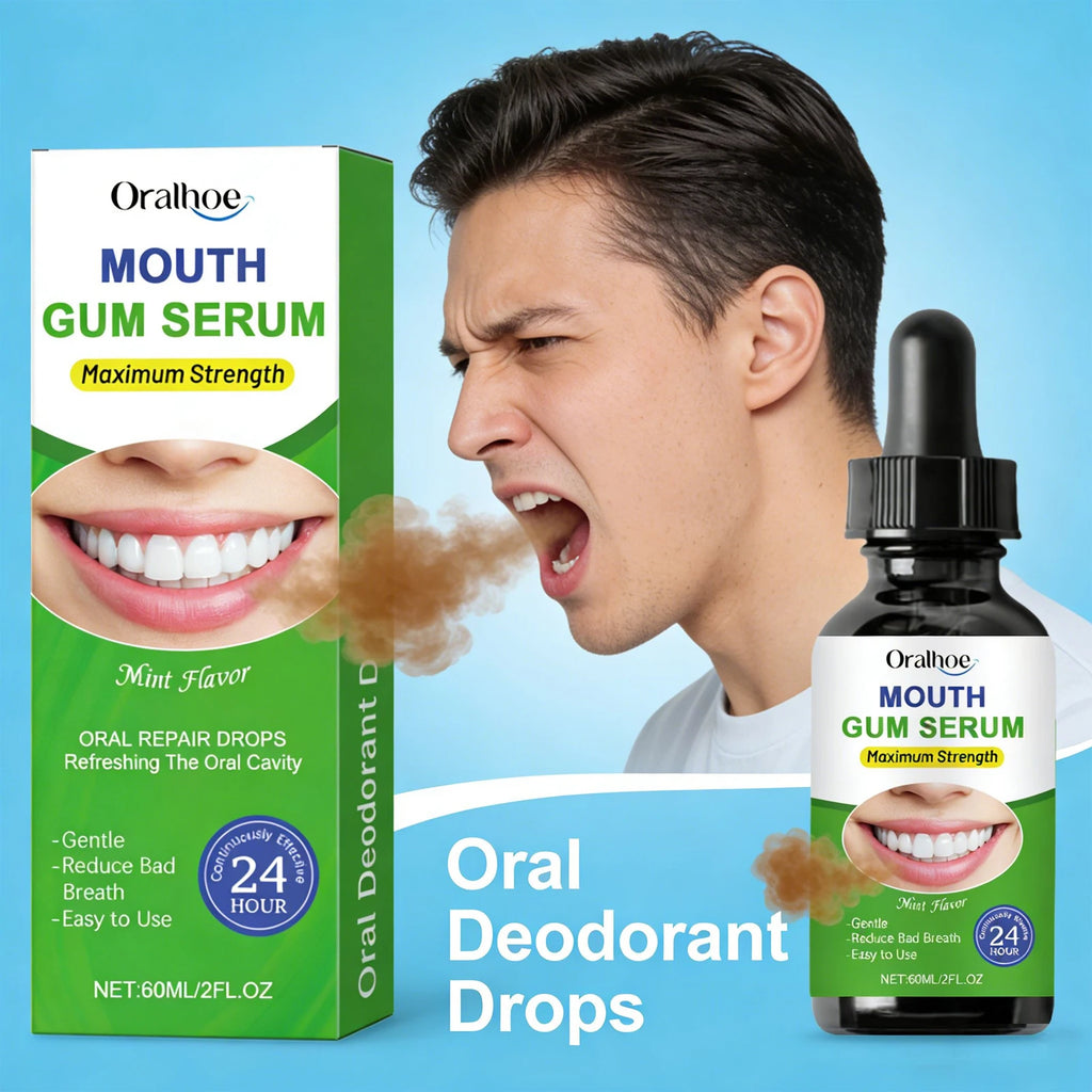 Bad Breath Treatment Drops Remove Dental Plaque Stains Relieve Gum Pain Swelling Protect Enamel Cleaning Teeth Whitening Liquid Qme