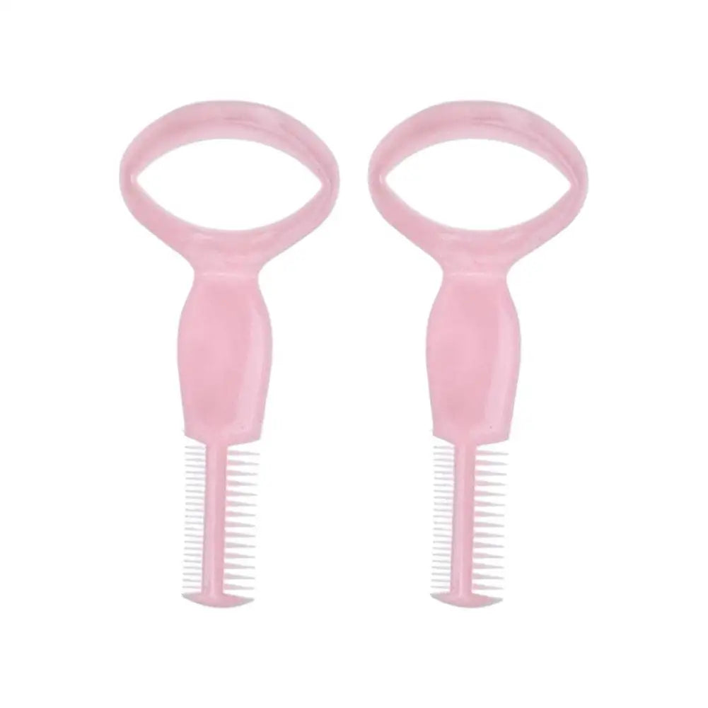 Plastic Portable Mascara Shield Applicator Eyelash Guide Aids Lashes Qme A