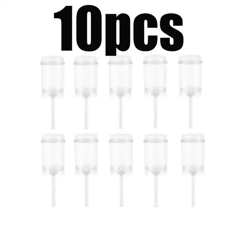 Plastic Push Cake Shooters Lids Transparent Push-up Ice Cream Qme 10pcs