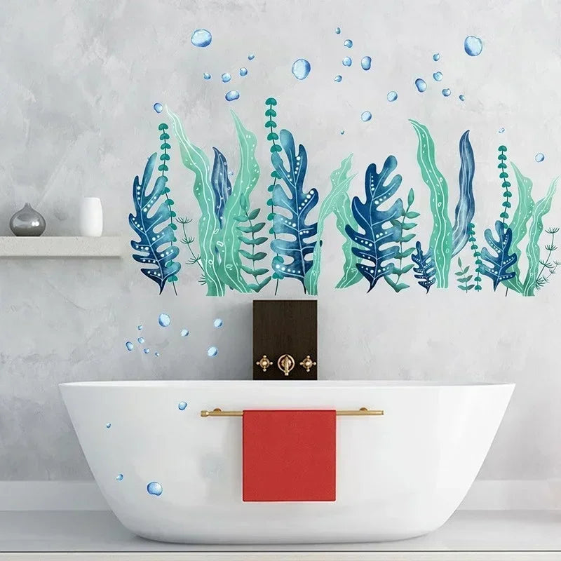 Seaweed Bubble Wall Stickers Creative Living Room Bedroom Children's Qme