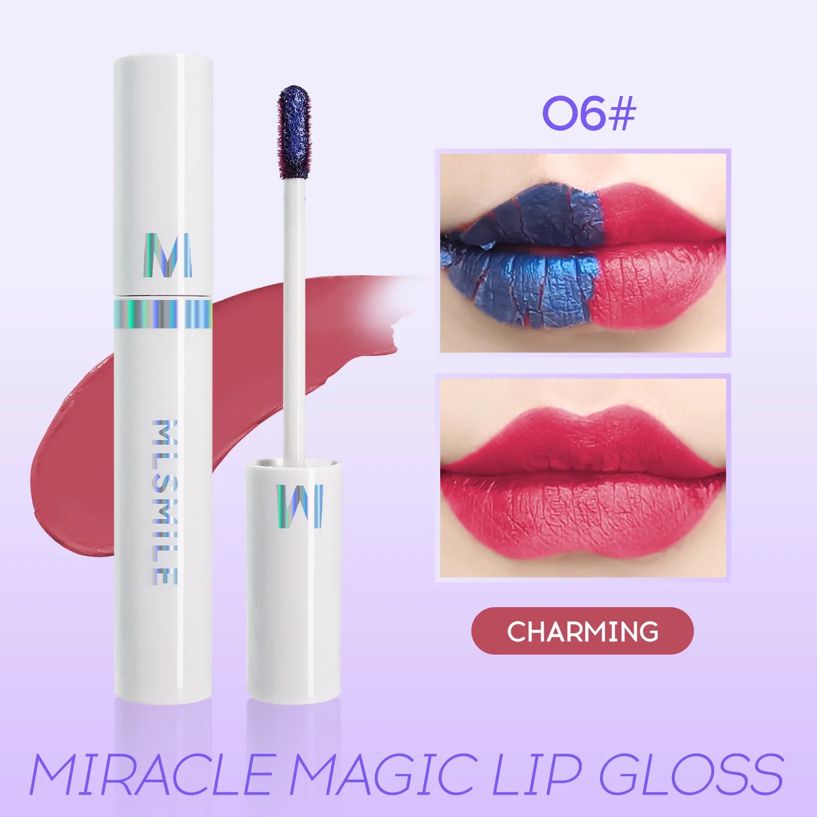 Cracking Lip Stain Wipe Off Pink Lip Tint Transfer Proof Lasting Non-stick Cup Peel Off Metallic Lip Mask Waterproof Cosmetics Qme 06