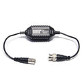 1PCS Passive Video Coaxial Anti-interference Filter Amplifier Surveillance Camera Ground Loop Transmission Isolator Qme Black