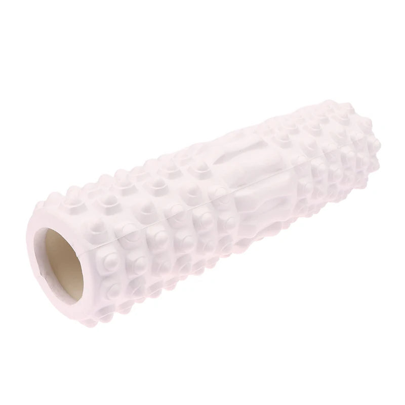 Foam Axis Massage Roller Yoga Column Gym Fitness Equipment Muscle Qme White