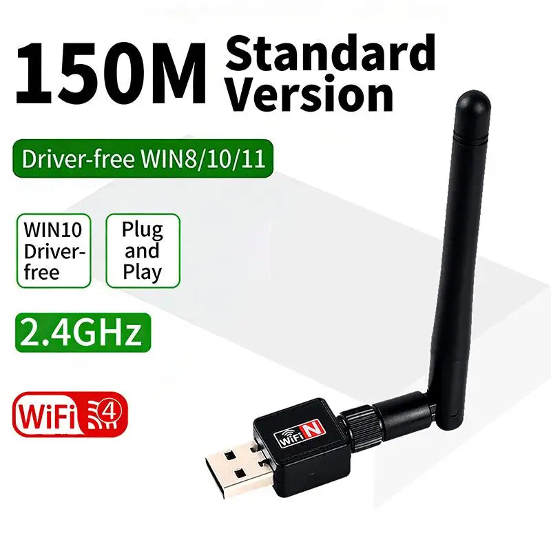 Usb Wireless Network Adapter AC1200 Wifi Receiver Desktop Computers Qme