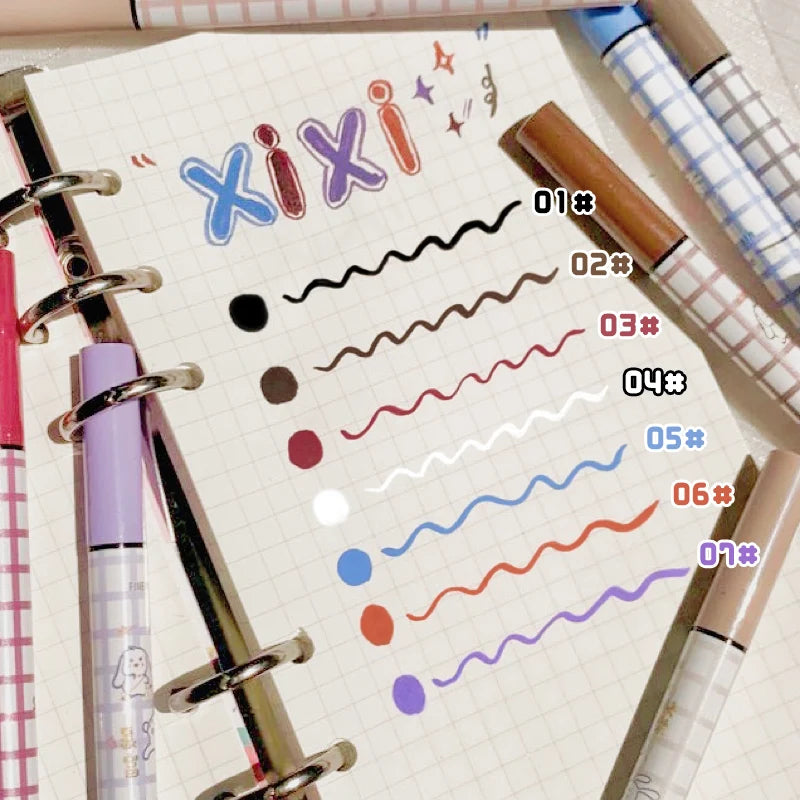 Smooth Colorful Eyeliner Pencil Matte Waterproof Not Blooming Black Eyeliner Pen Long Lasting Liquid Eye Liner Makeup Cosmetics Qme