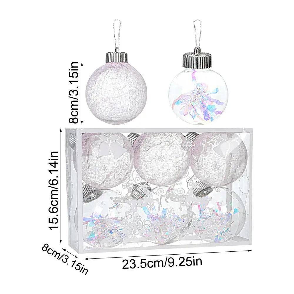 Christmas Ornaments Transparent Pendant Balls Tree Shopping Mall Qme A China Mainland AS SHOW
