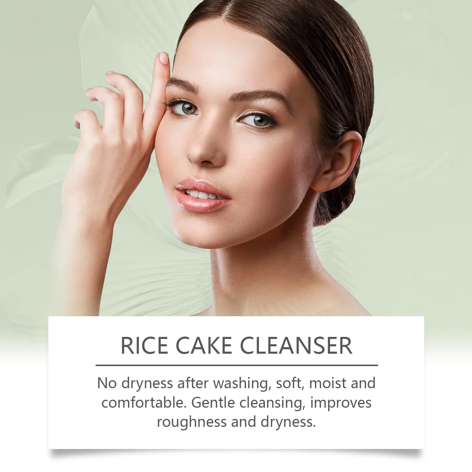 Green Tea Salicylic Acid Facial Cleanser Cleansing Pore Refining Hydrating Blackhead Removal Oil Control Non-Drying Face Wash Qme