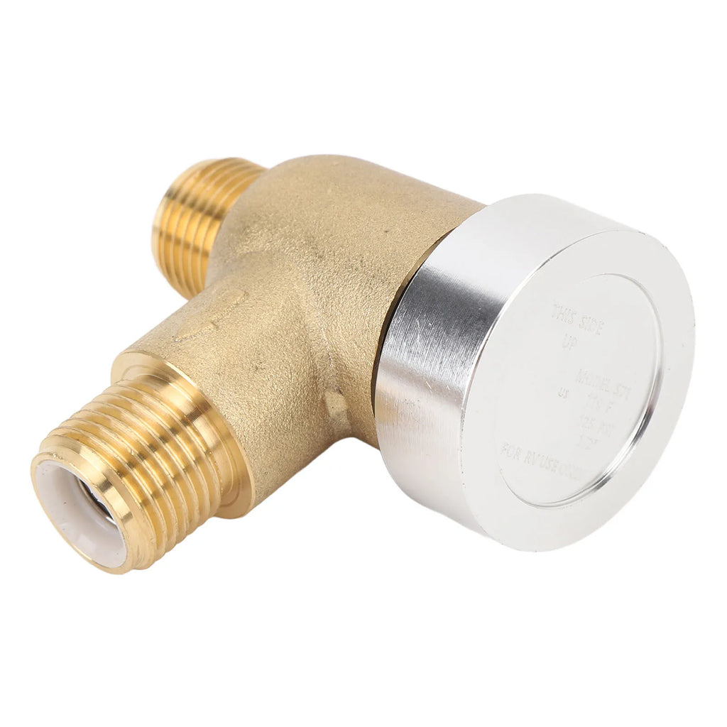 RV Vacuum Breaker Check Valve Brass Simple Installation Anti Siphon 571 VAC CHK A Prevent Backflow for Leaking Vacuum Breaker Qme