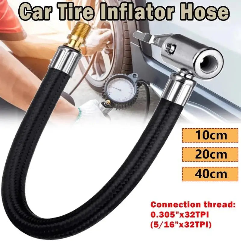 Cannot Deflate Car Bike Motorcycle Tire Air Inflator Hose Inflatable Qme