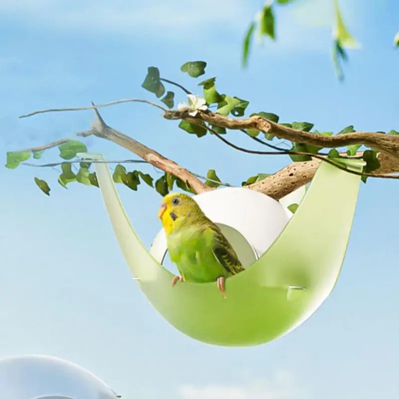 Outdoor Bird House Green Garden Decorative Nest Creative Flexible Qme