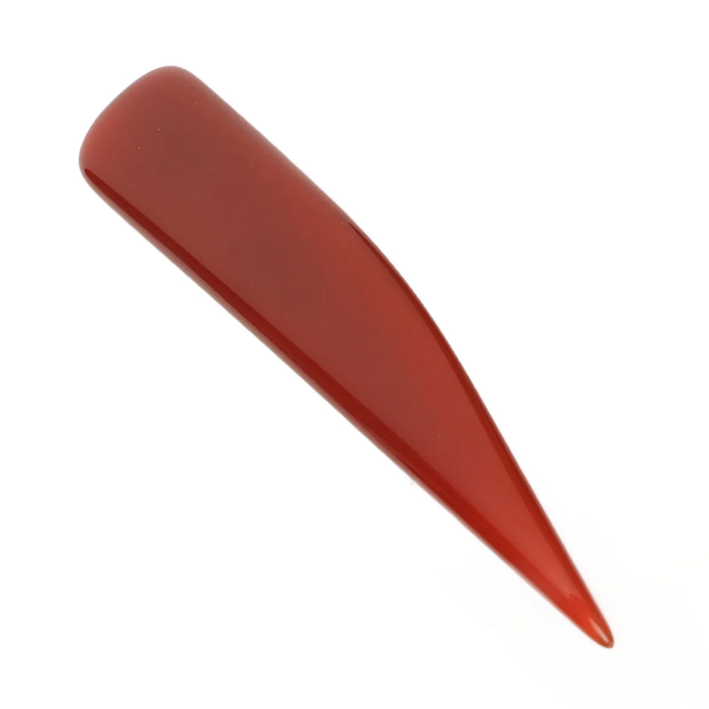 Agate Burnisher Knife Jewelry Polishing Burnishing Tool for Gold Silver and Copper 10cm Length Agate Polishing Knife Qme