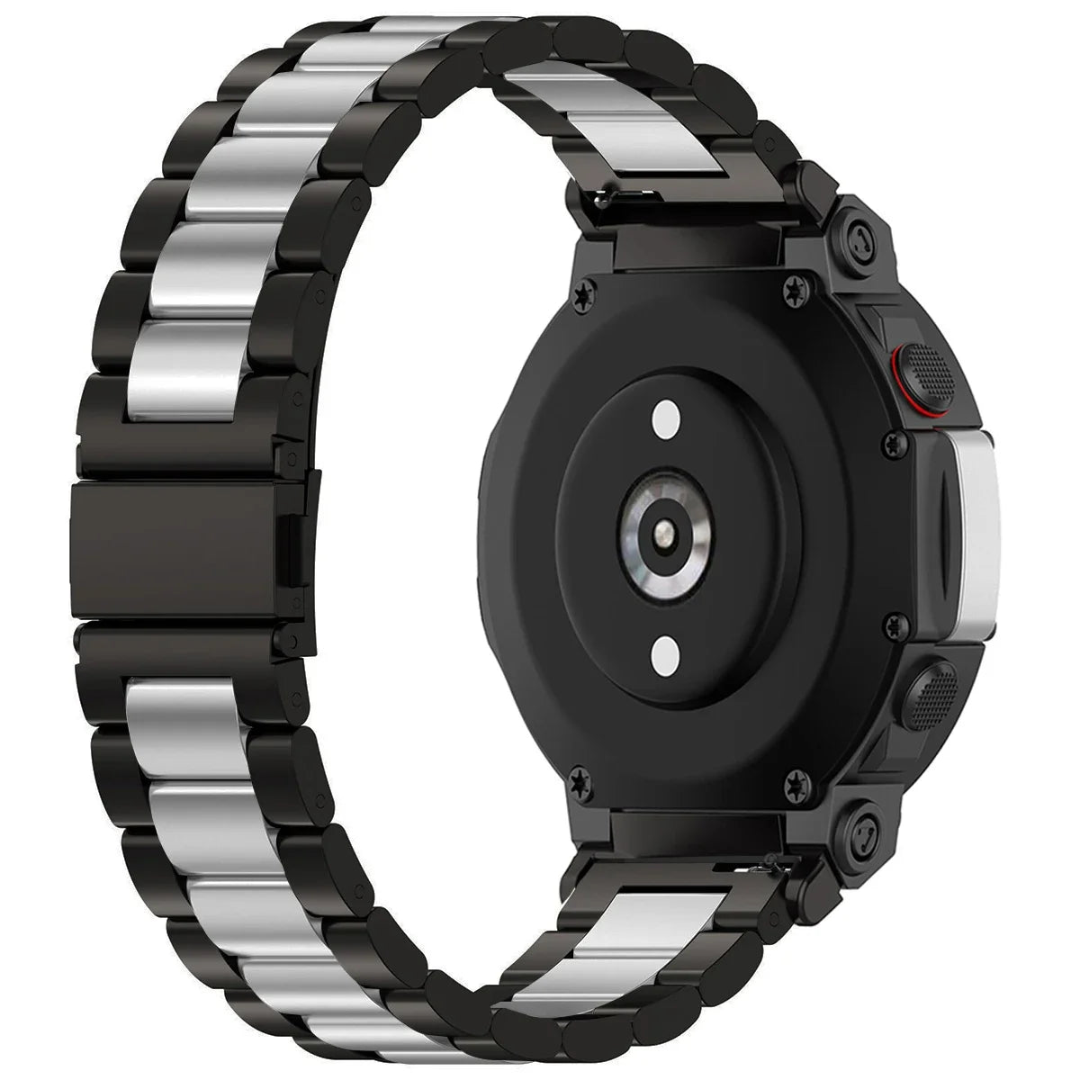 Luxurious Stainless Steel Band For Amazfit T Rex3 Smart Watch Strap Metal Bracelet For Huami Amazfit T Rex 2 Qme BS Amazfit T-rex pro