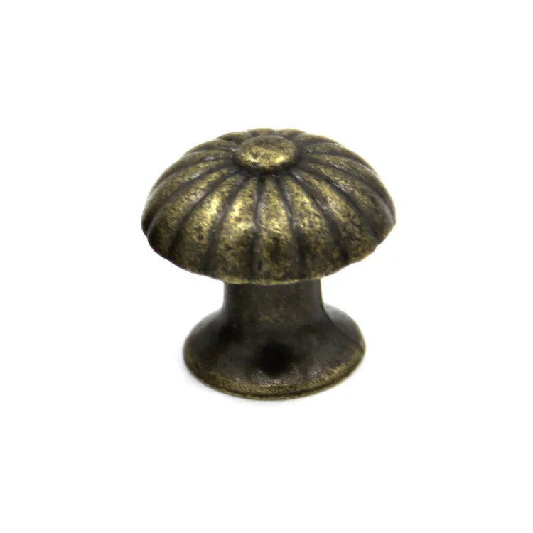 10Pcs European Retro Cabinet Door Single Hole Handle Vintage Mini Round Pull Knobs Wardrobe Drawer Bin Box Handle Cabinet Knobs Qme 10Pcs