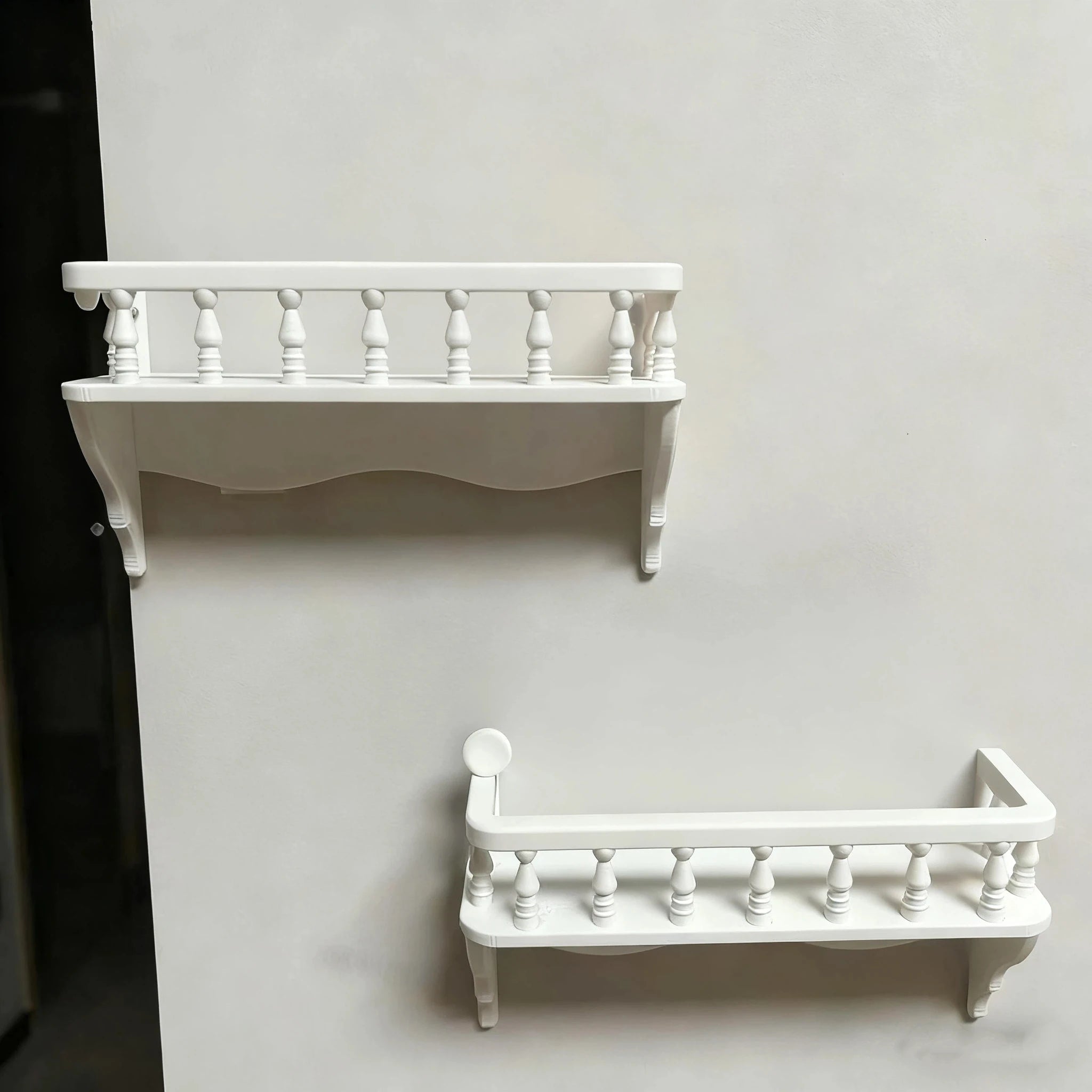 1 12 Dollhouse Simulation Wall Mounted Storage Rack Scene Decoration Qme
