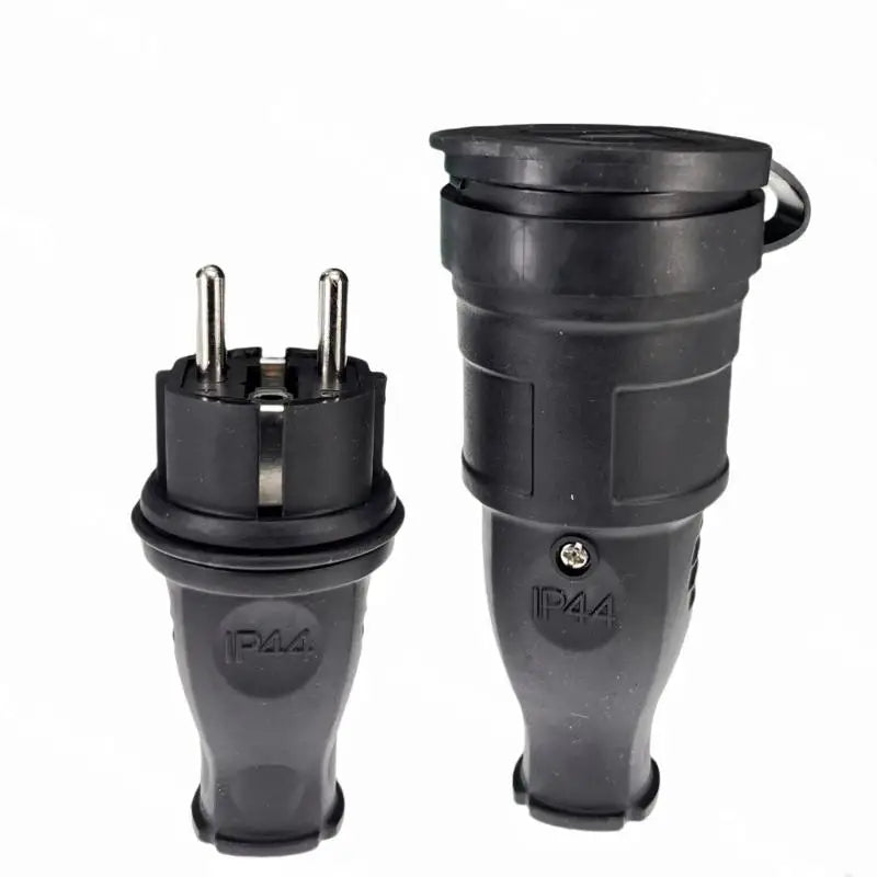 European Waterproof Power Plug Socket 16A Industrial Grade Rubber Qme A1
