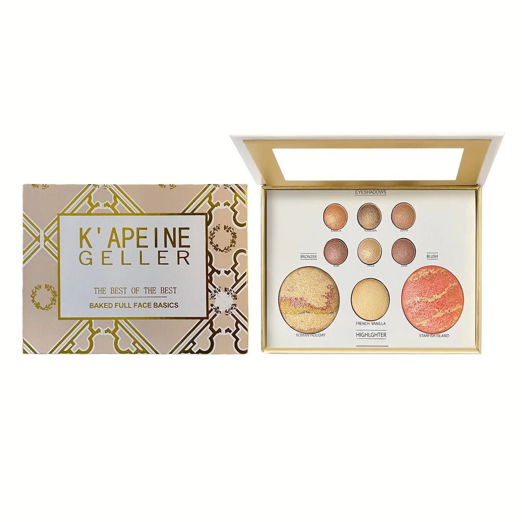 All-in-one Makeup Palette Eye Shadow Contouring Blush Highlighter Qme 9color