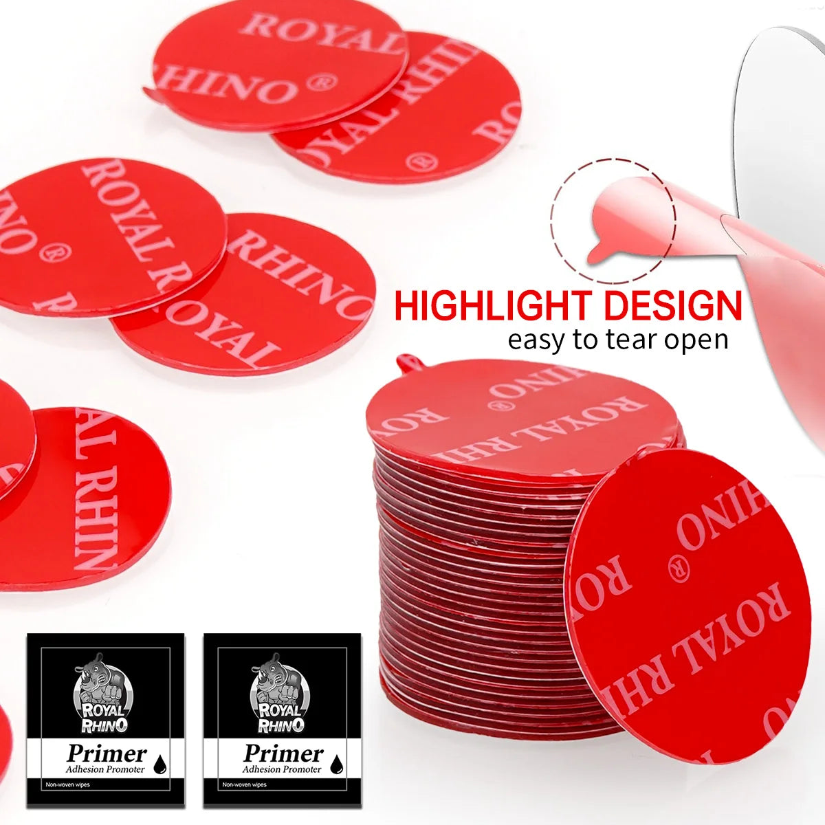 Super Strong Double Sided Tape New Waterproof No Trace Self Adhesive Acrylic Patch Sticky For Home Car Office School Qme