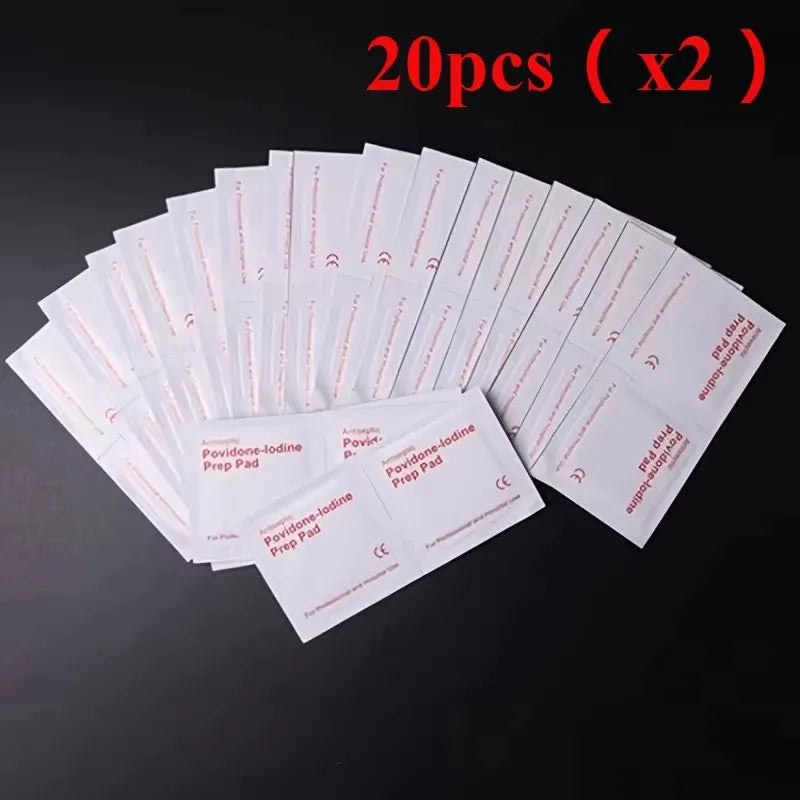 First Aid Kit Medical Skin Wound Disinfection Iodine Tincture, Disposable Newborn Navel Disinfection Iodine Tincture Sw at Home Qme 40pcs