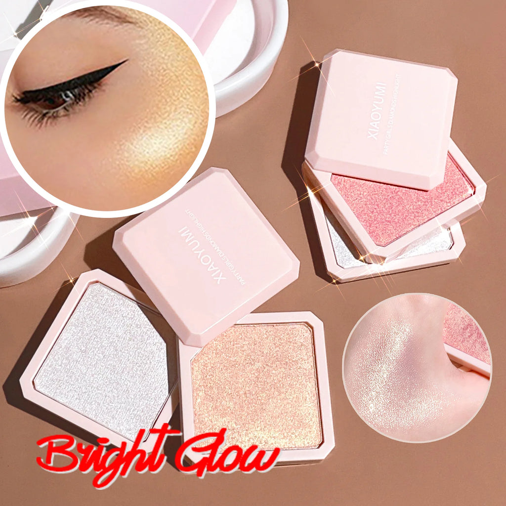 Dual-layer Highlight Contour Palette Radiant Matte Shine Perfect Face Qme