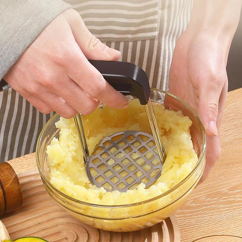 Manual Potato Masher Pressed Smasher Portable Kitchen Tool Babies Qme