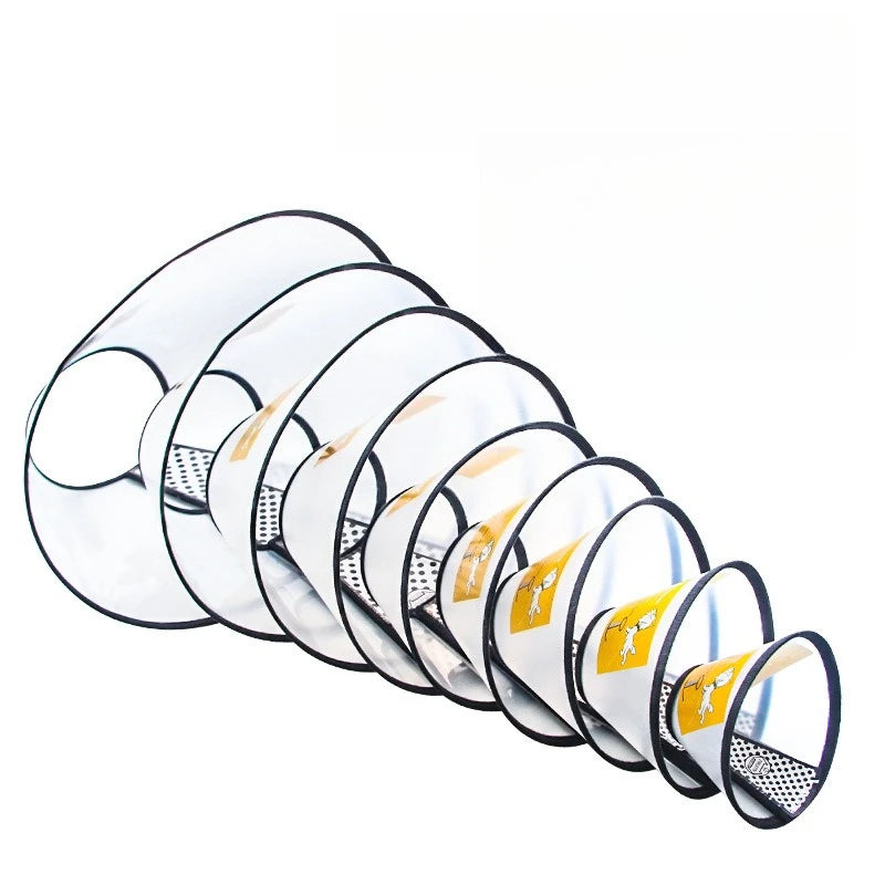 A Pet Anti-bite Collar Cat Wound Healing Cone Neck Protection Cover Circle for Kitten Puppy Dog Post-operative Care Qme No. 3