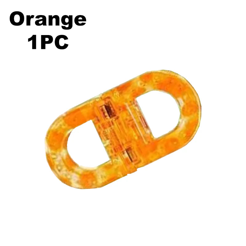 Magnetic Hair Clips Strong Hold Professional Salon Sectioning Clips Non-Slip Styling Clips for Women Girls Hairstyling Tools Set Qme Orange-1PC