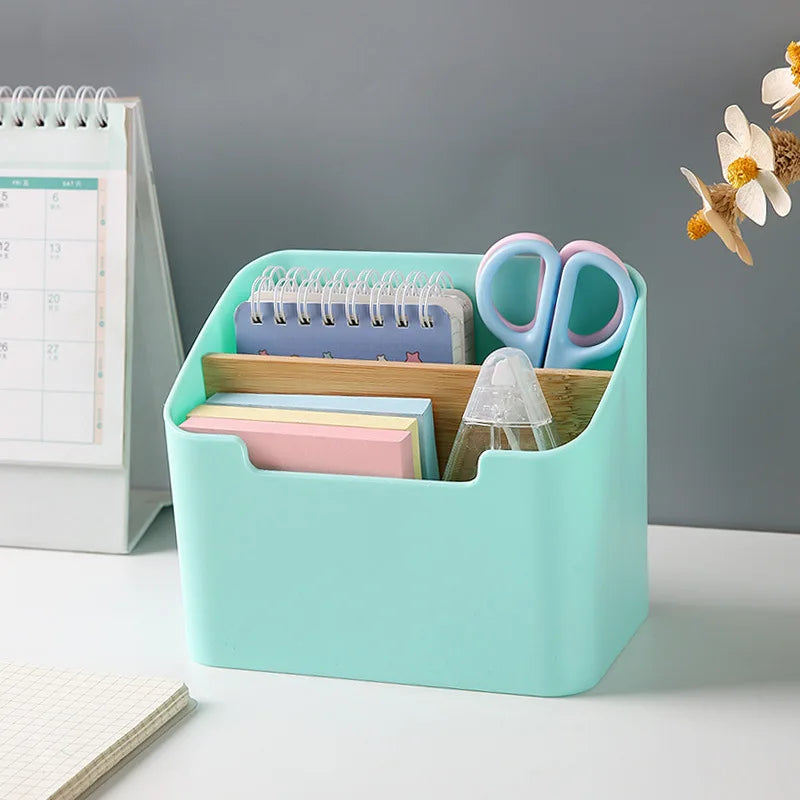 Multi-function Storage Box TV Air Conditioner Remote Control Organizer Practical Tissue Box Home Cosmetic Storage Box Qme
