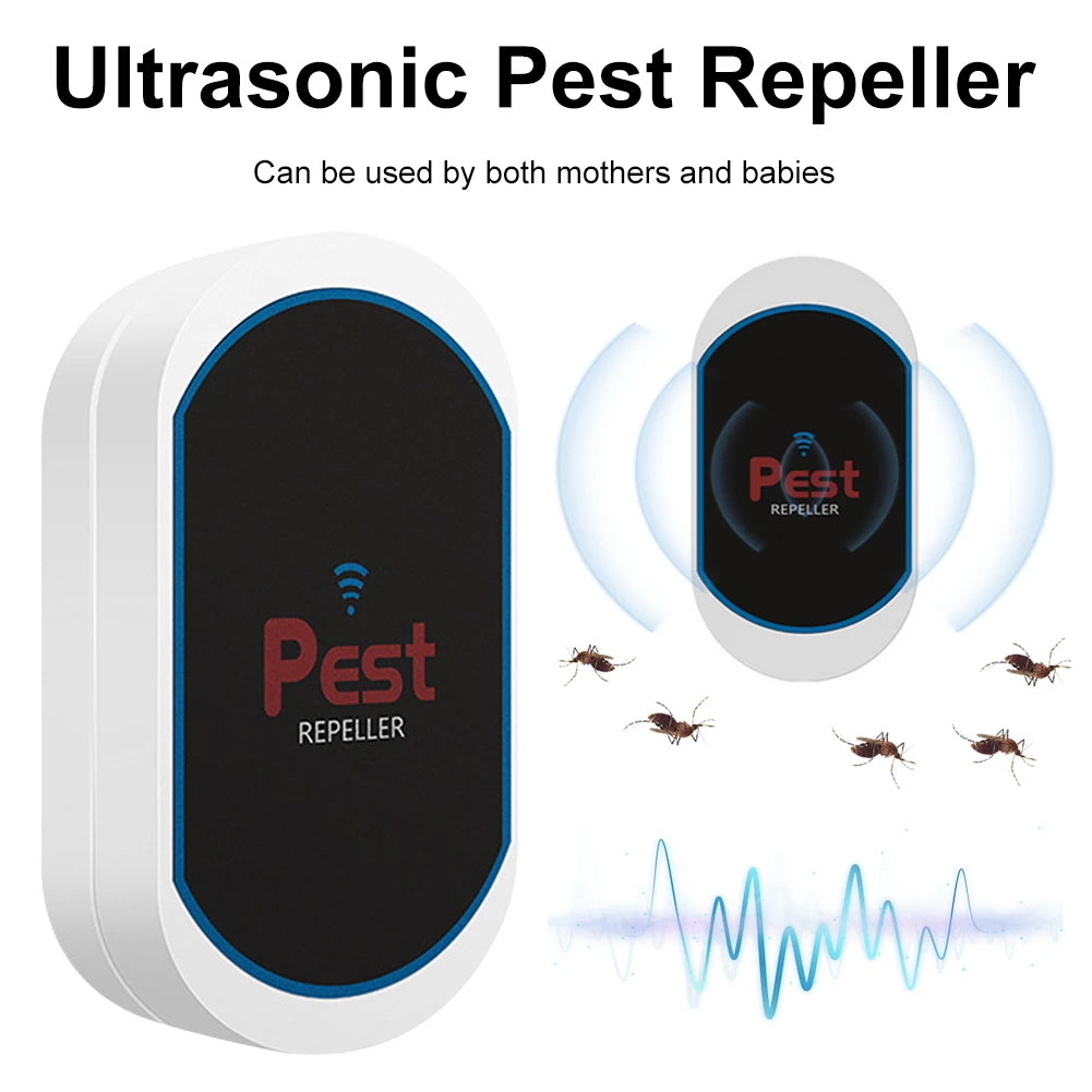 Ultrasonic Pest Repeller Electronic Pest Repeller Plug-in Insect Repeller Rat Mosquito Repellent for Cockroach Spiders Qme