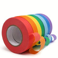 7Rolls Colored Masking Tape Rainbow Colors Painters Tape Colorful Craft Art Paper Tape Labeling Arts Crafts Decorative Supplies Qme 7 Colors