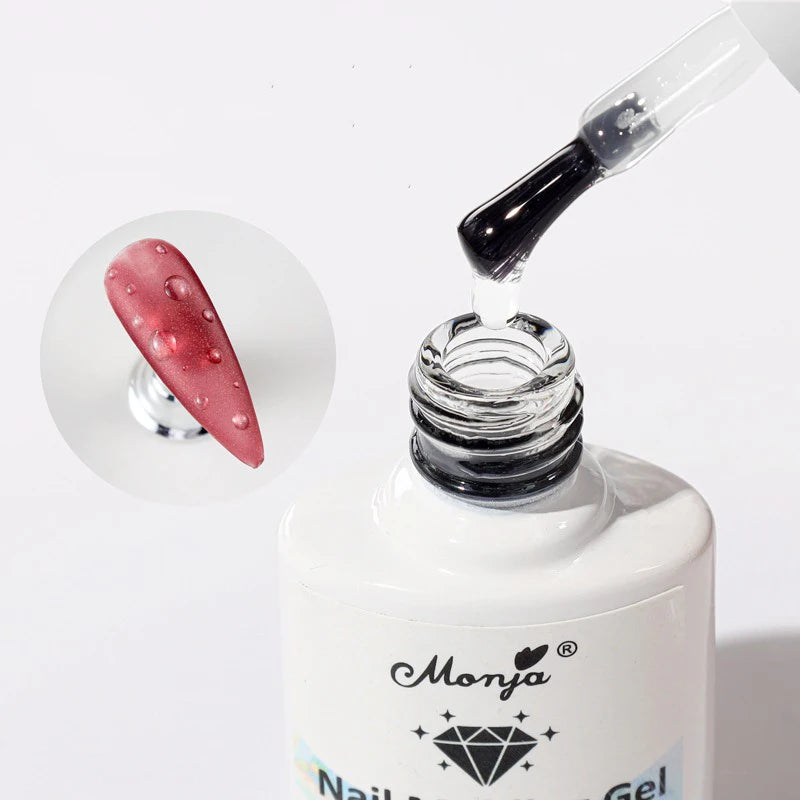 8ml Aqua Drop Sculpting Gel, No Wipe Water Beading 3D Nail Art Gel, UV LED Curable High Gloss Transparent Modeling Nail Gel Qme