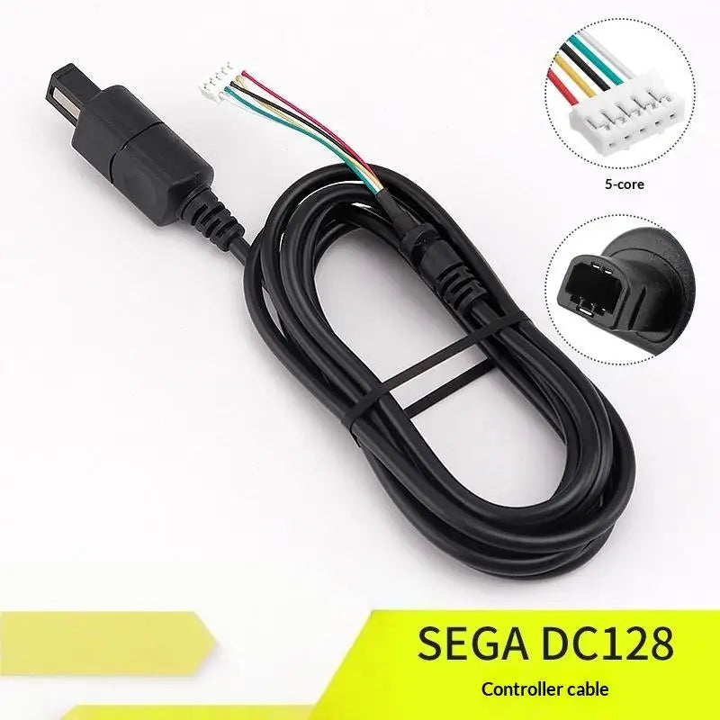 Cable SEGA Dreamcast DC128 Gamepad Extentsion Cord Game Console Qme A2