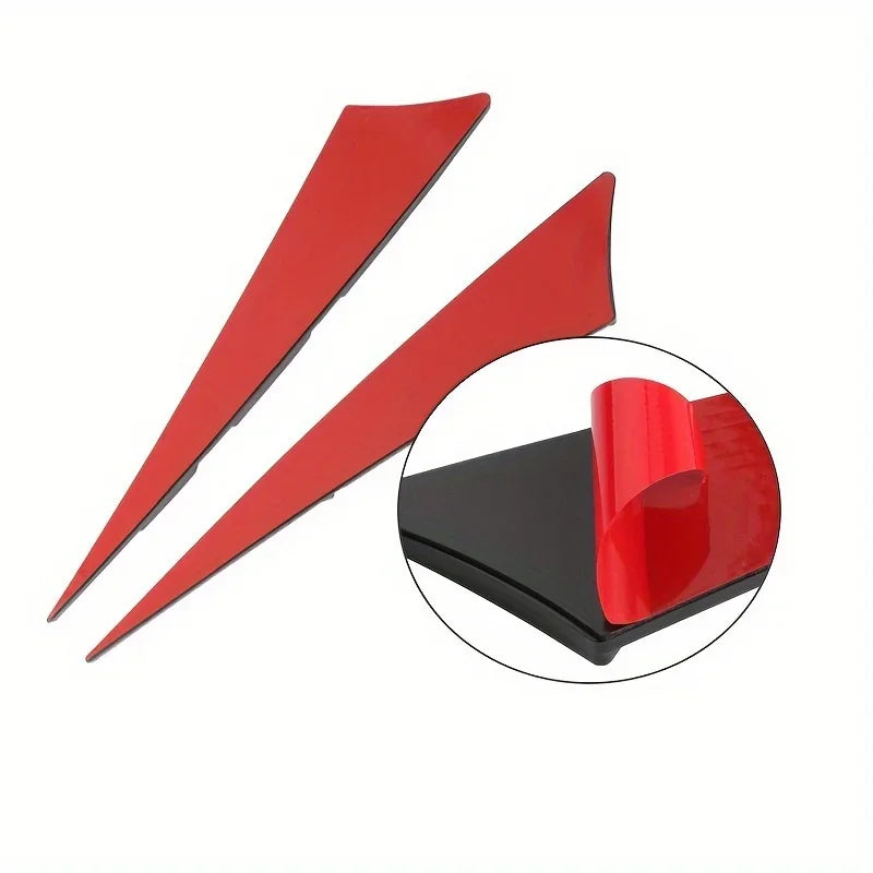 2pcs Fashion Universal Car Hood Vent Air Side Flow Intake Cover - Auto Exterior Hood Side Door Decorative Cover Trim Qme