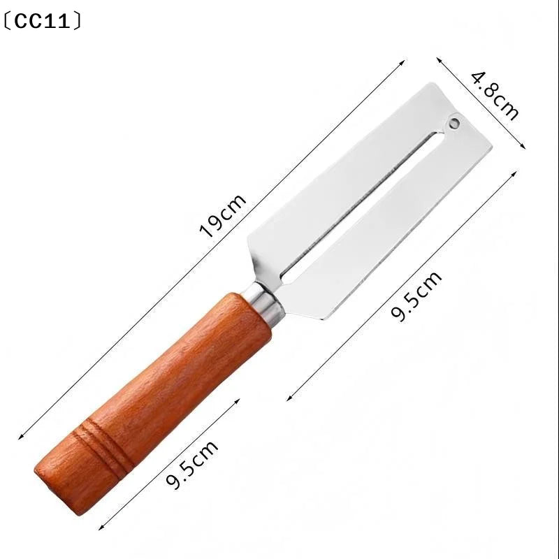 Stainless Steel Peeler Kitchen Fruit Vegetable Non-slip Handle Qme