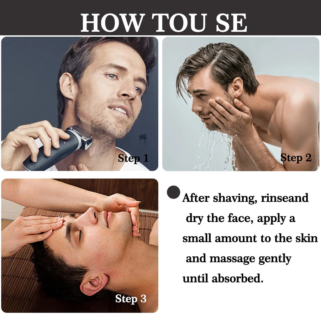 150g Men's Collagen After Shave Cream Firming Lighten Fine Lines Hydrating and Brightening Moisturizing Cream Qme