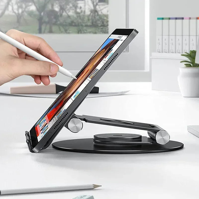 Universal Metal Tablet Stand Desk Mobile Phone Holder For iPhone iPad Xiaomi Huawei Samsung Foldable Tablet Bracket Tablet Stand Qme