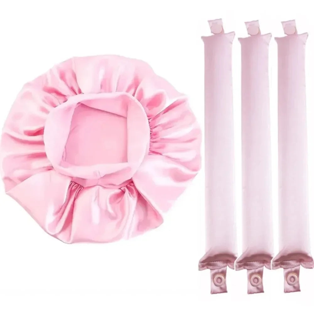 Heatless Curling Rod Headband No Heat Hair Rollers Sleeping Soft Flex Qme
