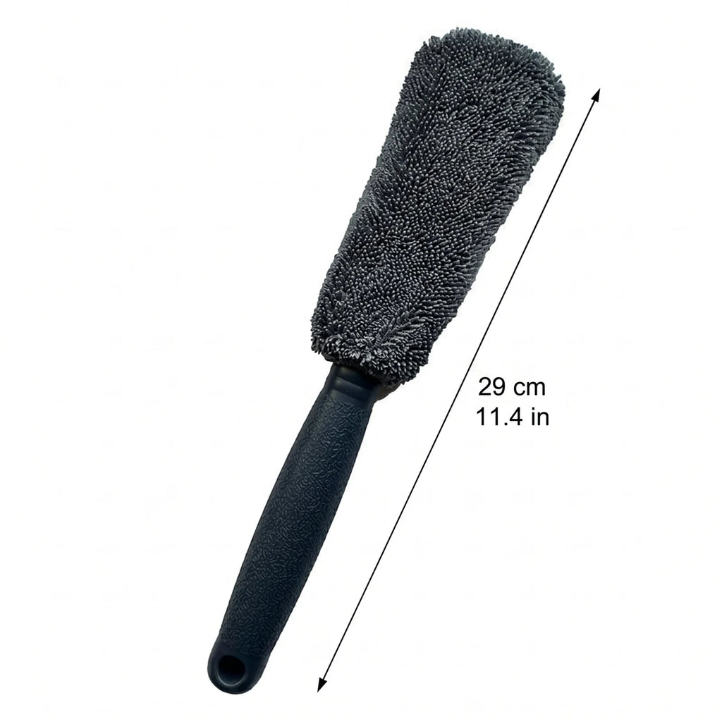 Portable Microfiber Wheel Tire Rim Brush Multifunction Wash Cleaning Brush With Plastic Handle Home Cleaner Tools Qme