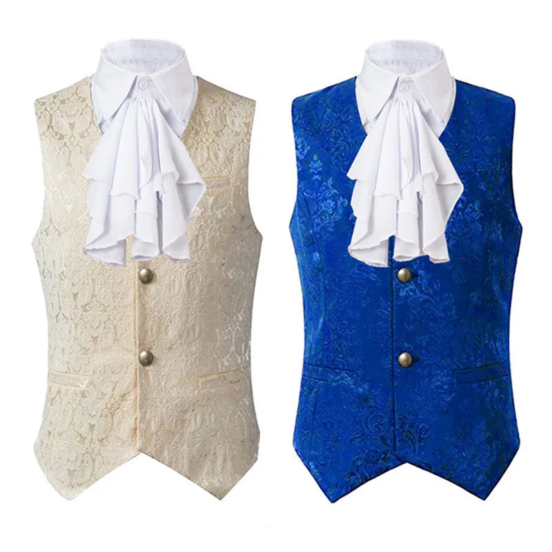 Jabot Drool Scarf Collar Flower Circle Costume Performance Prop Qme