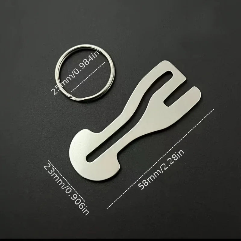 1-4-7 Reusable Stainless Steel Shopping Cart Token, Trolley Token Keychain for Supermarket, Removable Release Key Coin Keyring Qme