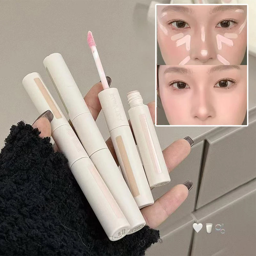 ART VALUE Double-ended Liquid Foundation Concealer Base Waterproof Qme
