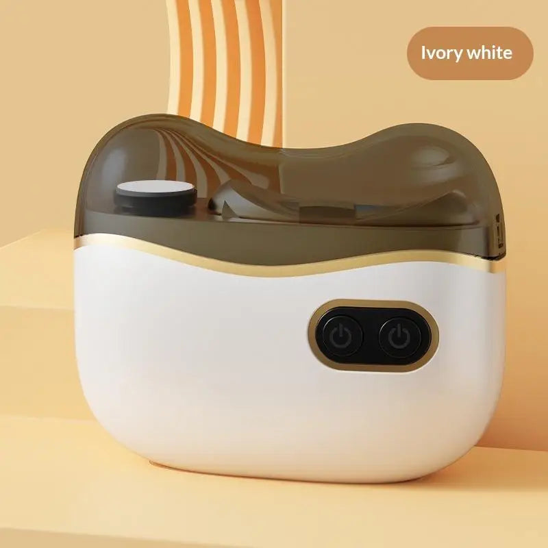 Electric Nail Clippers 1 Design Safe Efficient At Home Manicure Qme White