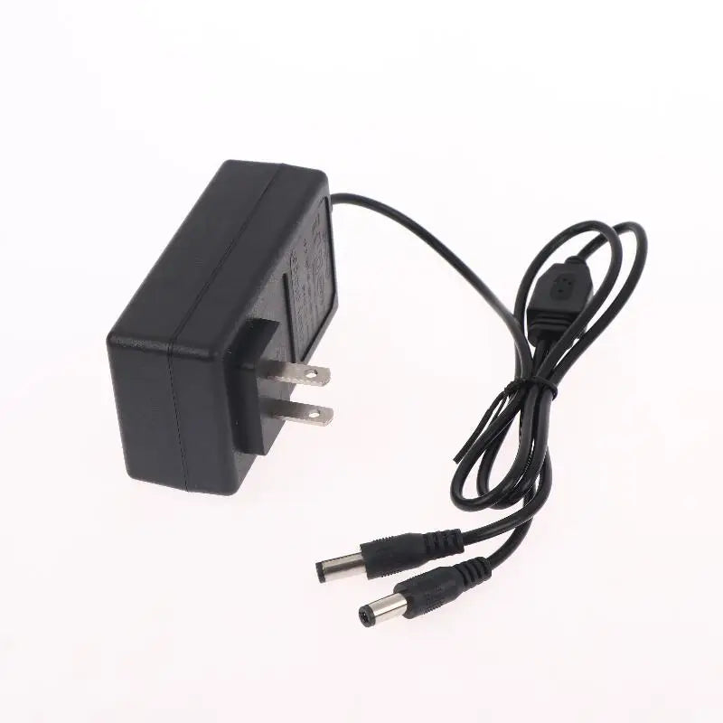 Portable Dual-head Lithium Charger Overload Protection 18 21 24V Heat Qme 08167