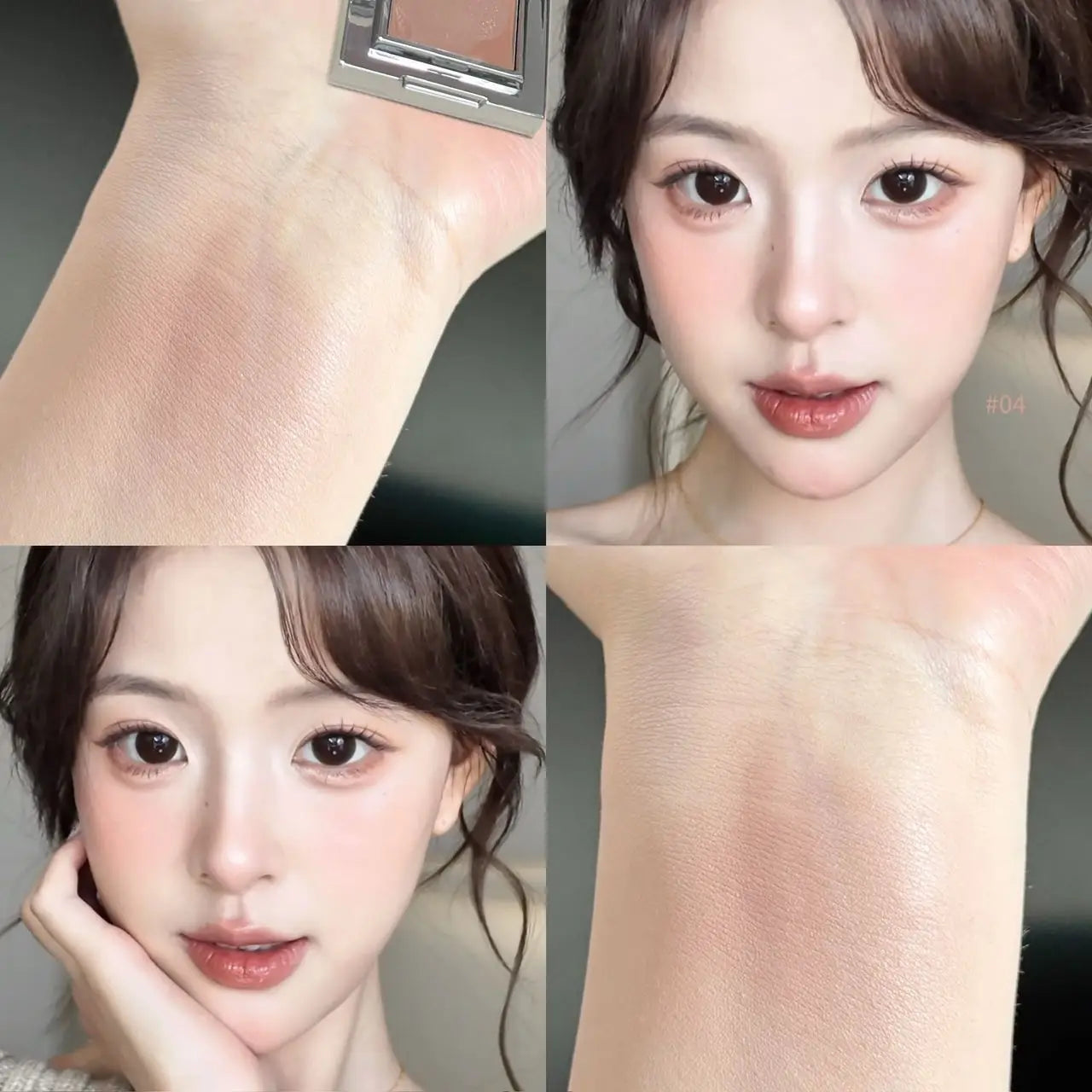HERORANGE Jelly Cheek Contour Tint Creamy Matte Blusher Long Lasting Qme HR812-04
