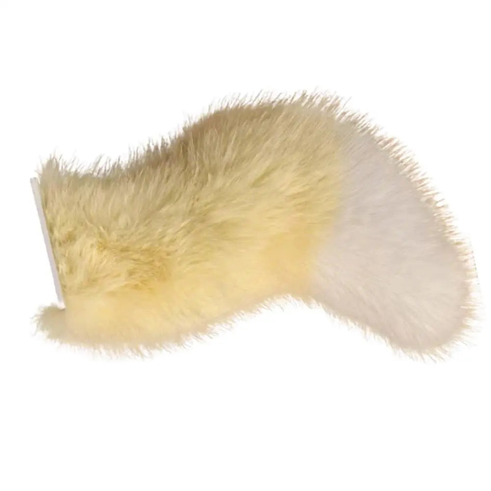 Fluffy Plush Tail Car Decor Strong Adhesive Easy Install Backpack Qme A