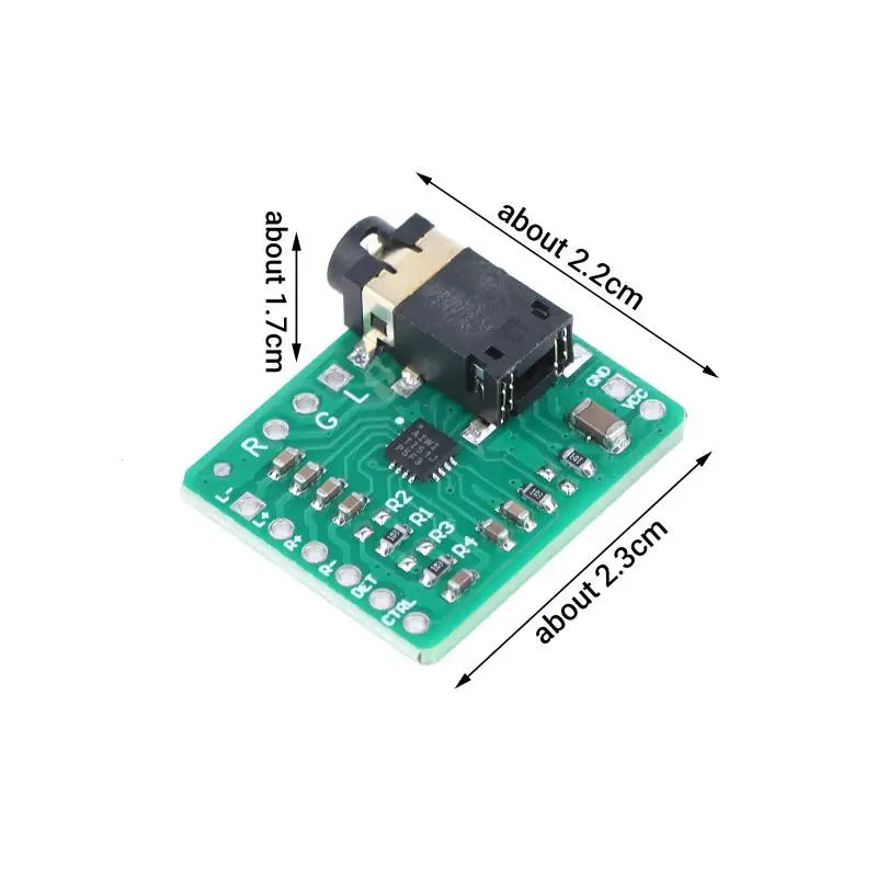 TPA6132 Headphone Amplifier Board Ultra-thin HIFI Audio Module 2 3-5 Qme