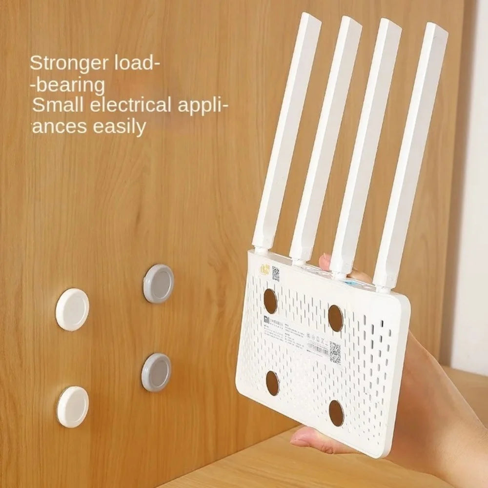 3/6/12PCS TV Remote Holder Magnetic Remote Control Holder Wall Mount Adhesive Remote Control Holder Strong Hold For Home Office Qme