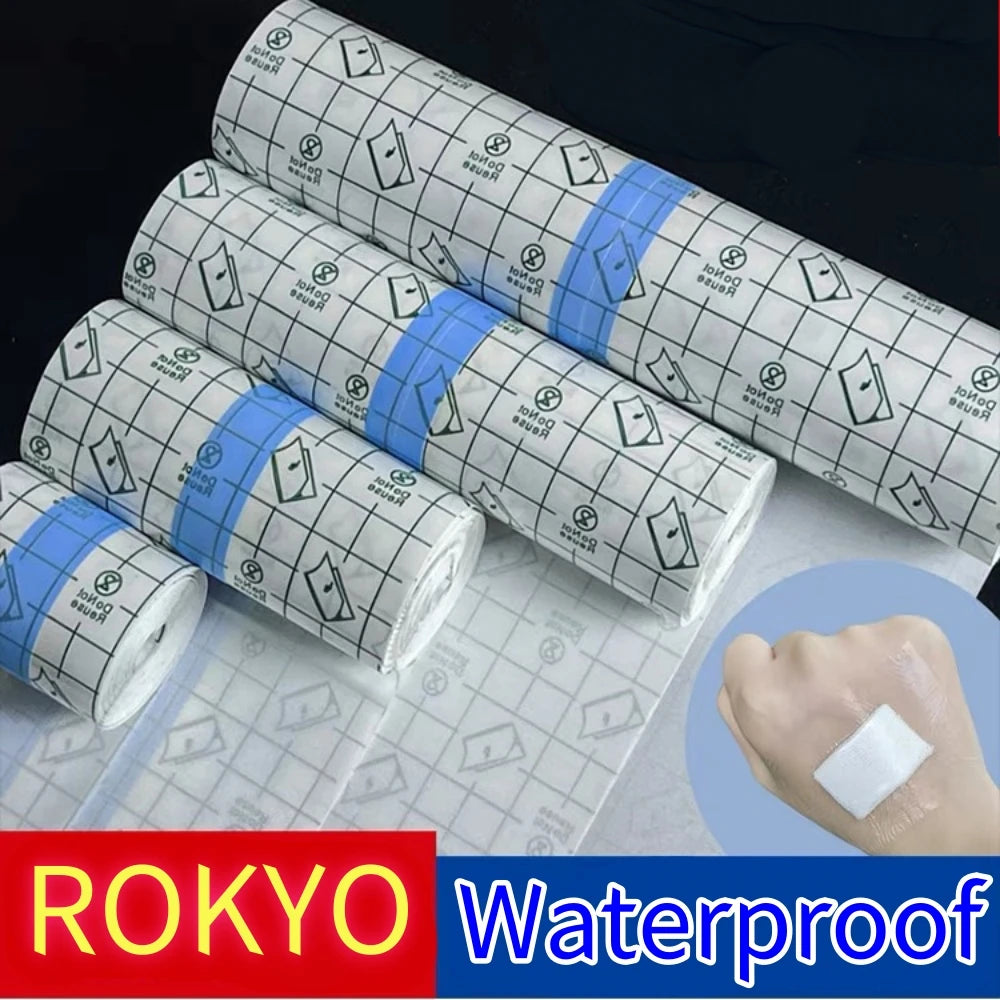 ROKYO Professional 5M Protective PU Healing Film Tattoo Bandage For Aftercare Transparent Skin Repair Wrap Roll Waterproof Qme